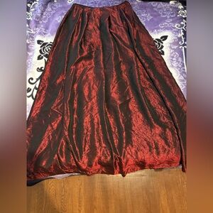 Gothic Red Maxi skirt